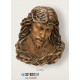 TÊTE DE CHRIST BRONZE à plaquer