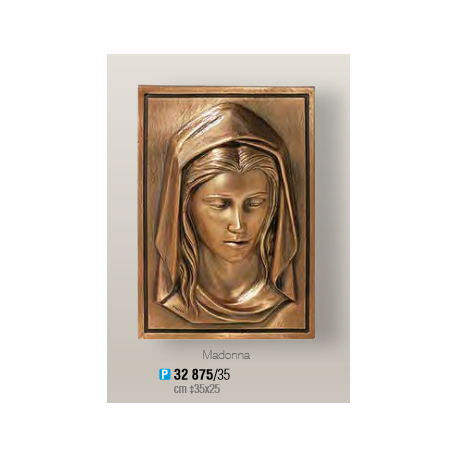 VIERGE CADRE BRONZE à plaquer