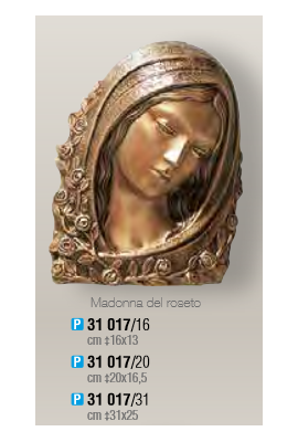 TÊTE DE VIERGE BRONZE à plaquer