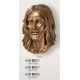 TÊTE DE CHRIST BRONZE à plaquer