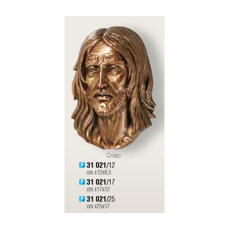 TÊTE DE CHRIST BRONZE à plaquer