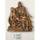 PIETA VIERGE ET CHRIST BRONZE à plaquer