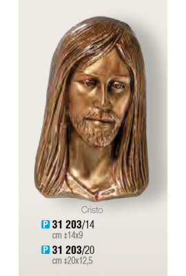 TÊTE DE CHRIST BRONZE à plaquer